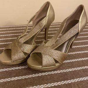 Fioni Night Gold/Sparkle High Heels